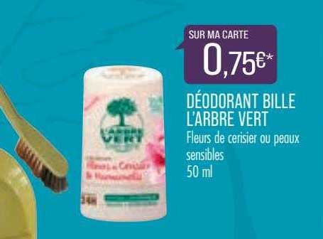 déodorant bille l'arbre vert