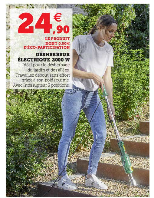 désherbeur électrique 2000 w