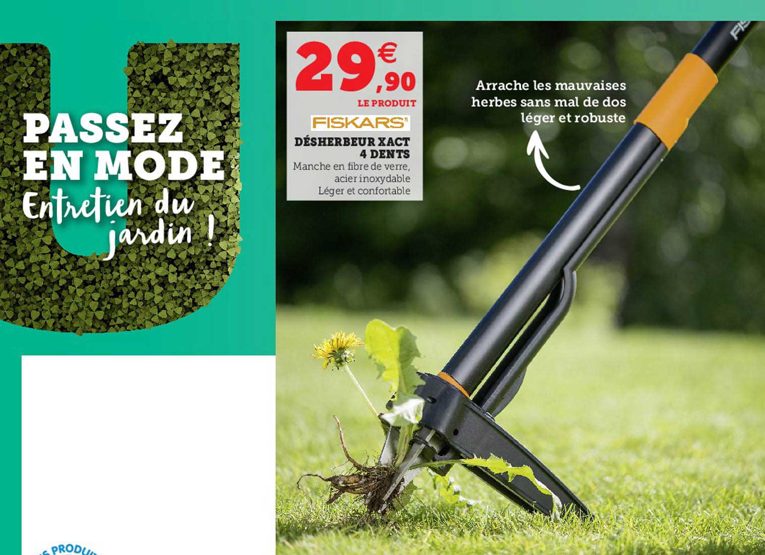 désherbeur xact 4 dents fiskars