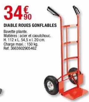 Diable Roues Gonflables