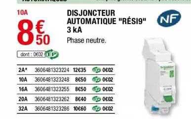 disjoncteur automatique "rési9"