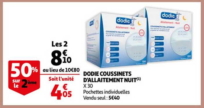 dodie coussinets d'allaitement nuit