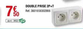double prise 2p+t