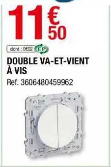 double va-et-vient à vis