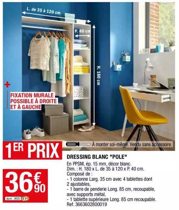 dressing blanc "pole"