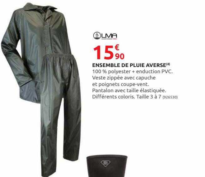 ensemble de pluie averse lma