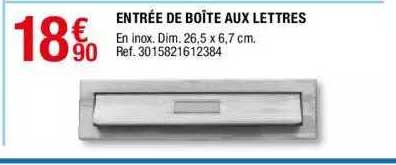 Entrée De Boîte Aux Lettres