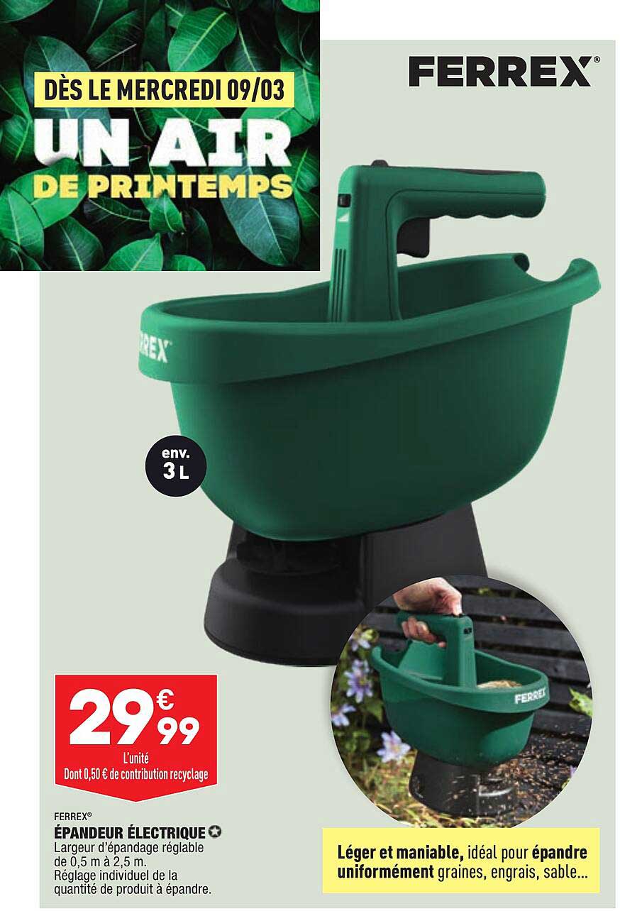 épandeur électrique ferrex