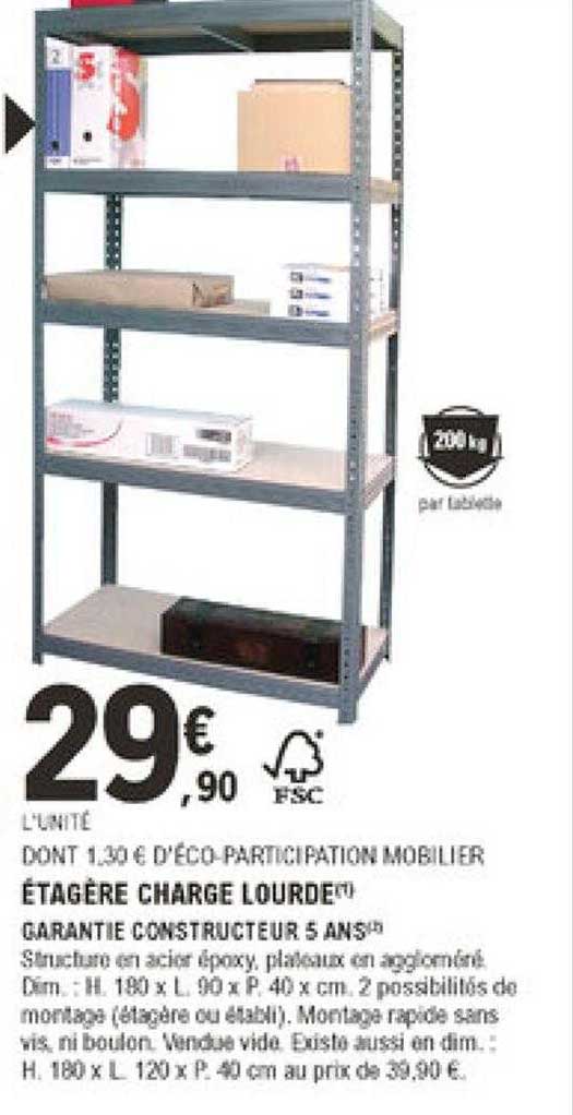 étagère charge lourde