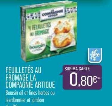 feuilletés au fromage la compagnie artique