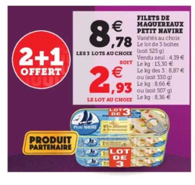 Filets De Maquereaux Petit Navire