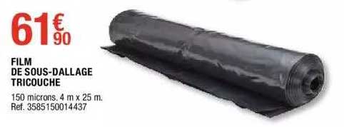 Film De Sous-dallage Tricouche