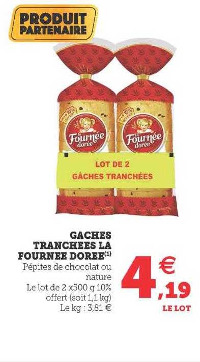 gâches tranchées la fournée dorée