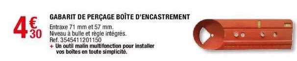 garabit de perçage boîte d'encastrement