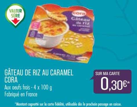Gâteau De Riz Au Caramel Cora