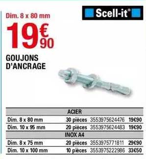 Goujons D'ancrage Scell-it