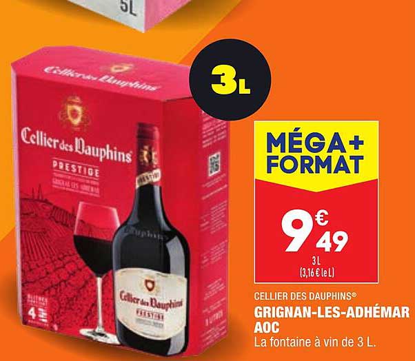 grignan-les-adhémar aoc cellier des dauphins