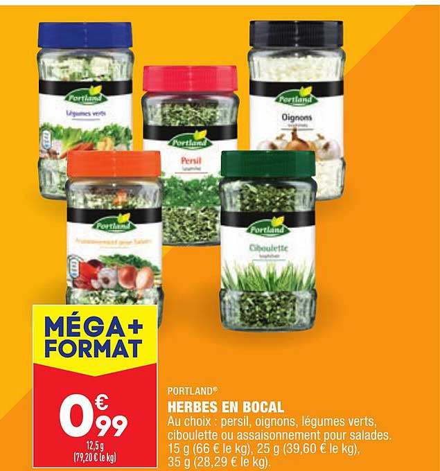 Herbes En Bocal Portland