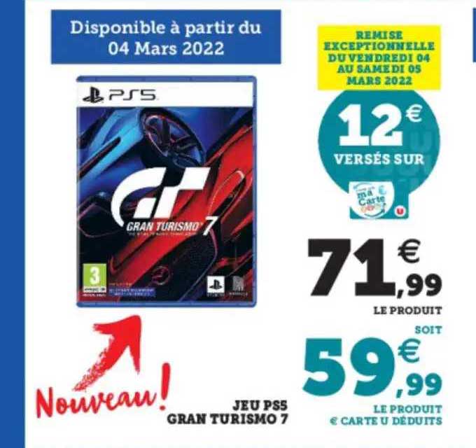 jeu ps5 gran turismo 7