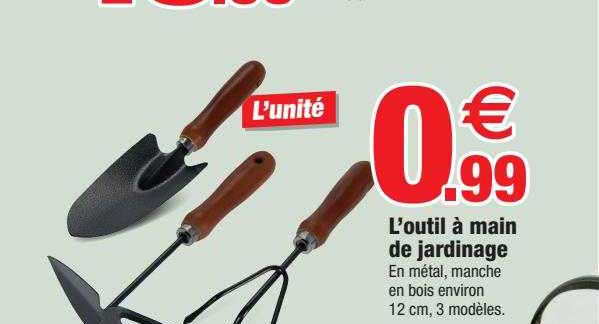 l'outil à main de jardinage