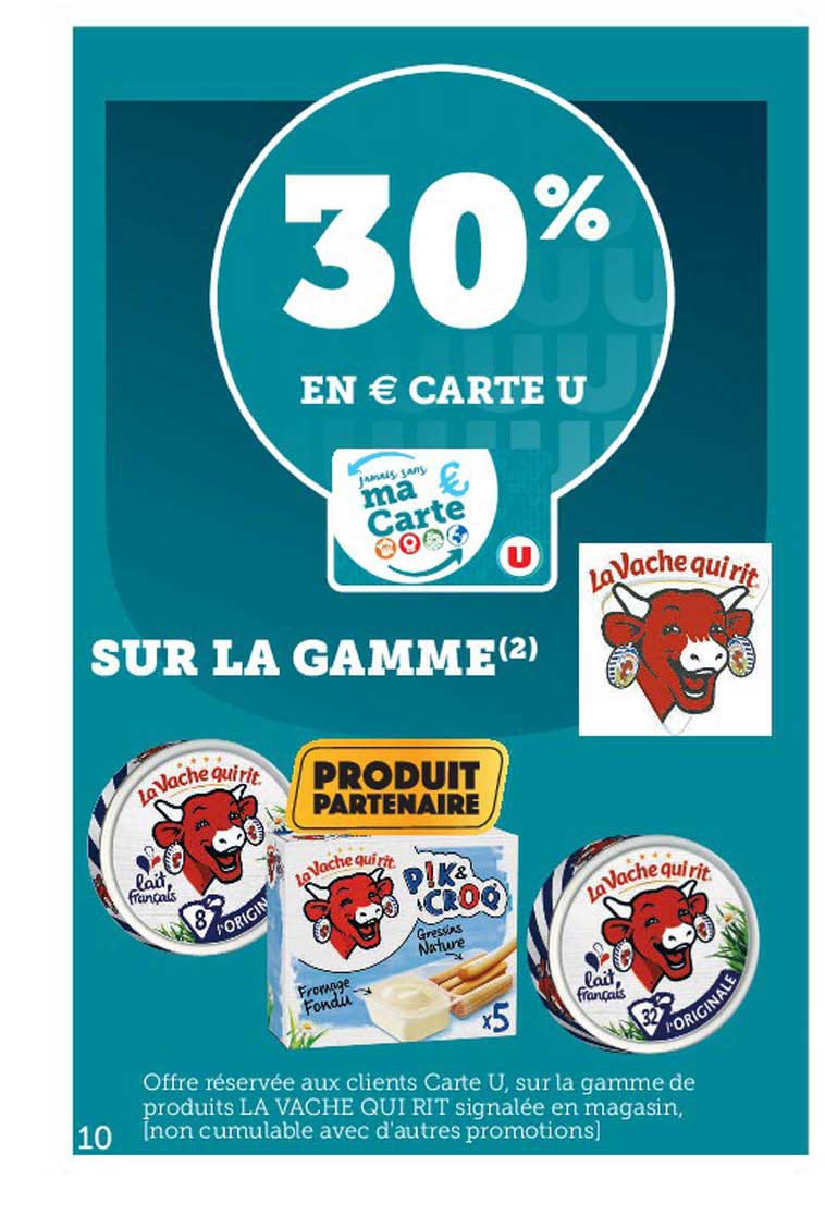 la gamme la vache qui rit