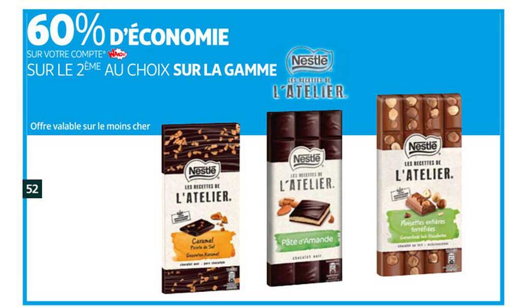la gamme nestlé les recettes de l'atelier