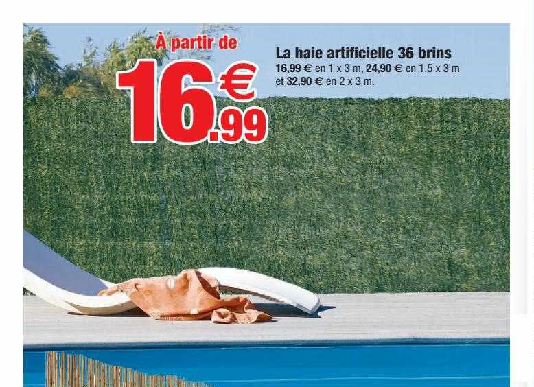 La Haie Artificielle 36 Brins