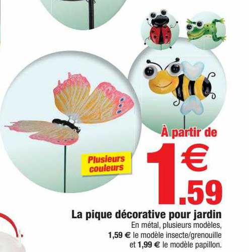 la pique décorative pour jardin