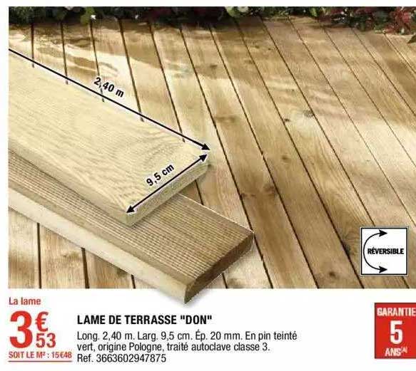 lame de terrasse "don"