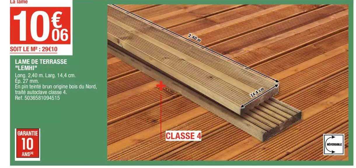lame de terrasse "lemhi"
