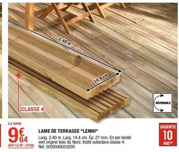 lame de terrasse "lemhi"