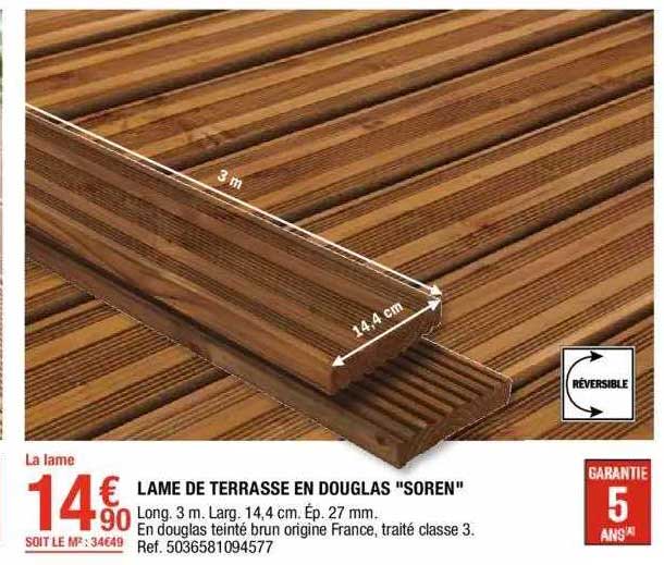 lame de terrasse en douglas "soren"