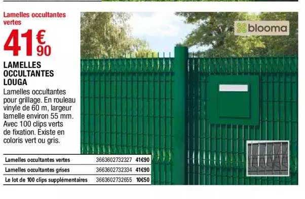 lamelles occultantes louga blooma