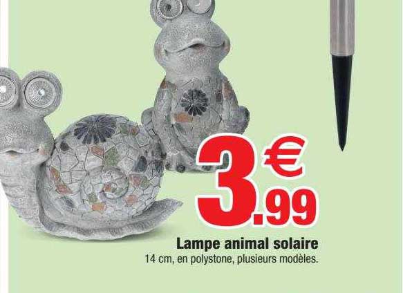 Lampe Animal Solaire