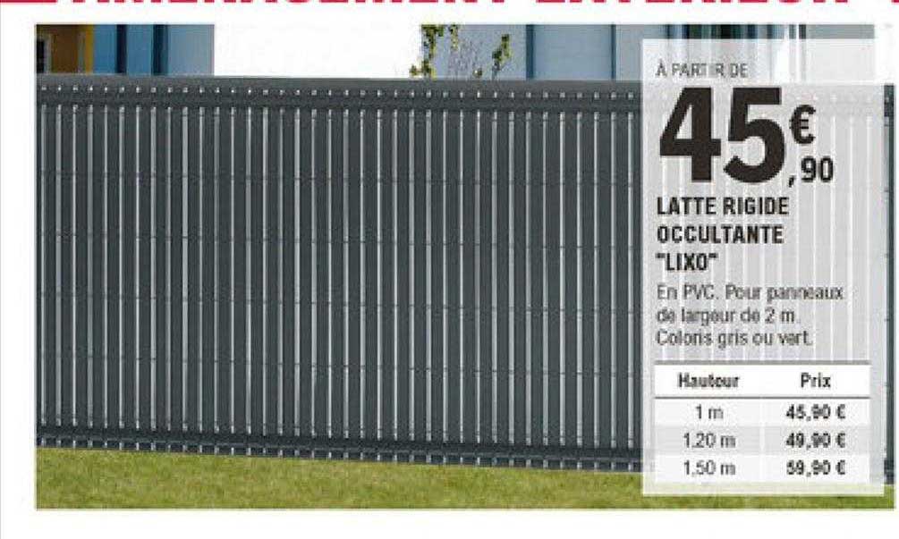 Latte Rigide Occultante "lixo"