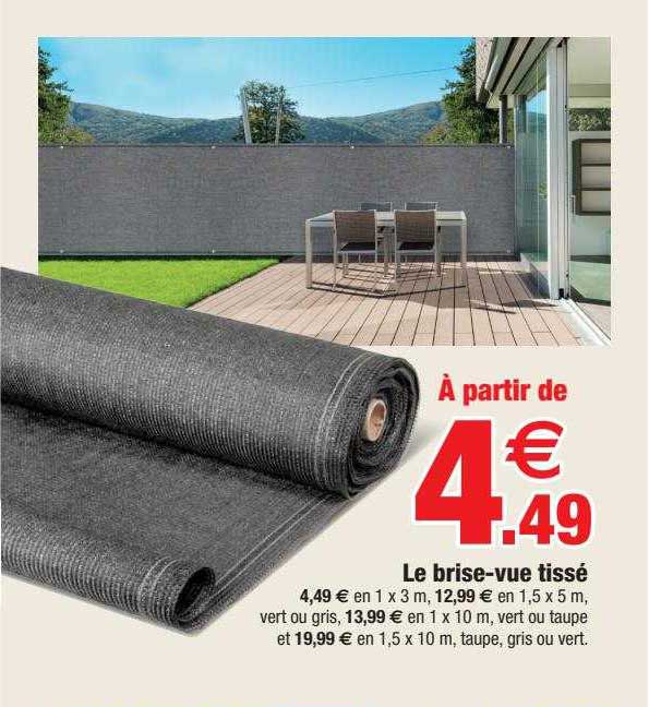 le brise-vue tissé