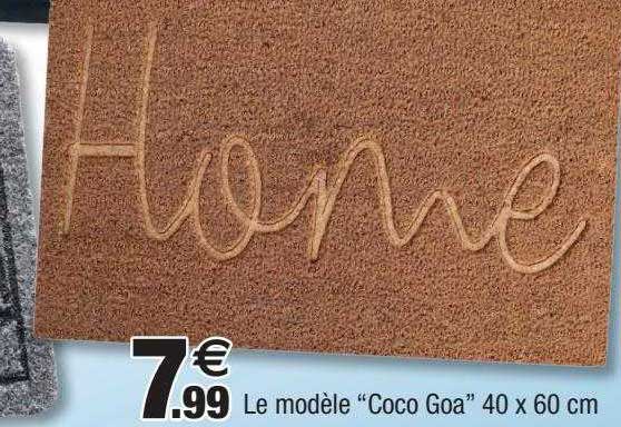 le modèle "coco goa" 40 x 60 cm