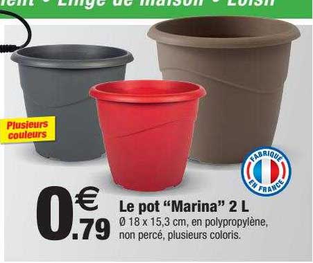 le pot "marina" 2 l