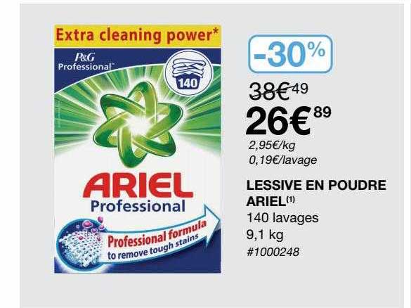 Lessive En Poudre Ariel
