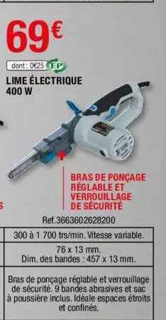 Lime électrique 400 W