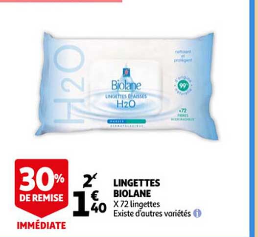 Lingettes Biolane