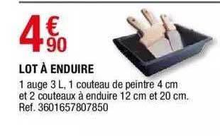 lot à enduire