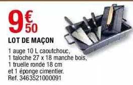 Lot De Maçon