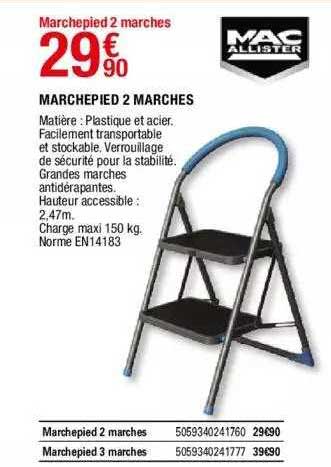 marchepied 2 marches mac allister