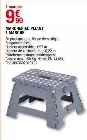 Marchepied Pliant 1 Marche