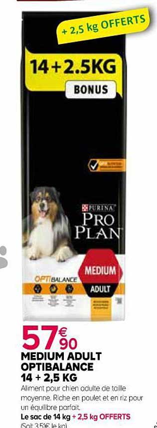 medium adult optibalance 14 +2,5kg