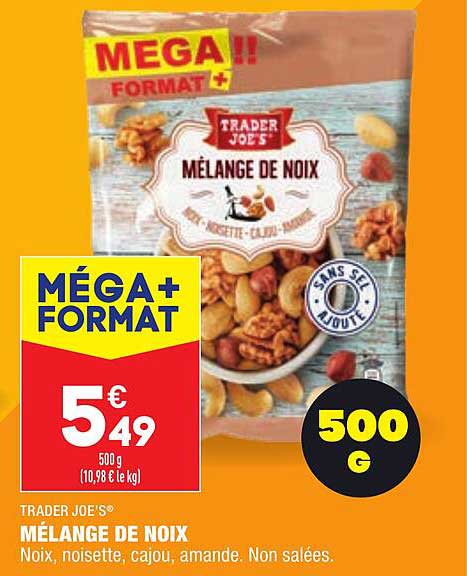 Mélange De Noix Trader Joe's