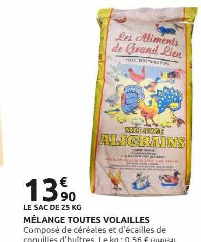 mélange toutes volailles