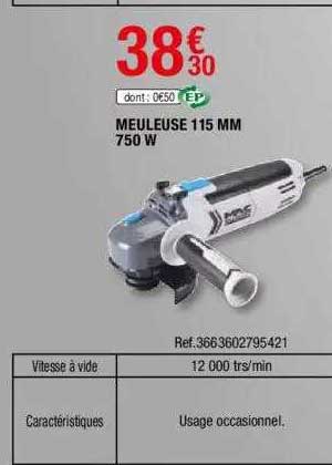 Meuleuse 115 Mm 750 W
