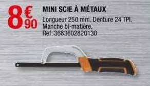 mini scie à métaux